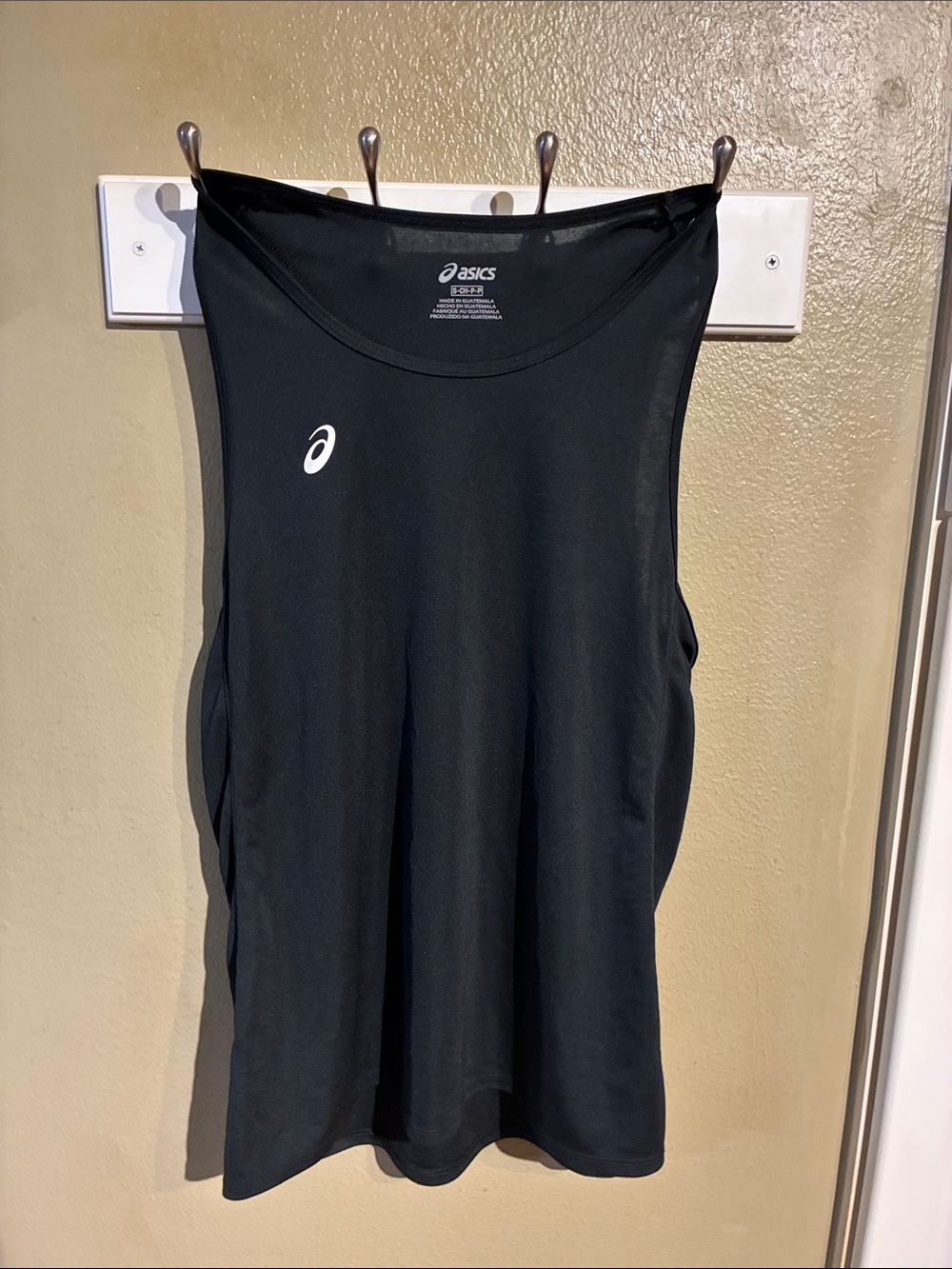 Asics Black Sleeveless Athletic Tank Top